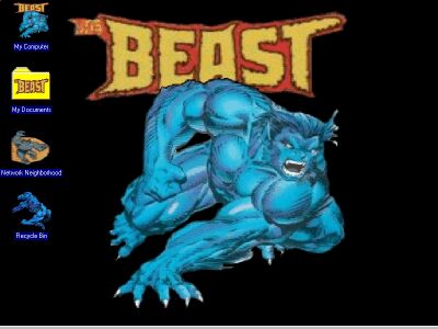 x men beast. The Original X-Men Desktop